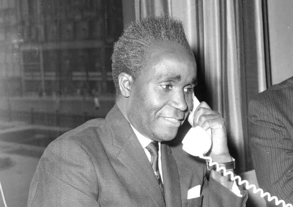 President Kenneth Kaunda of Zambia who resisted calls to rename Victoria Falls after him