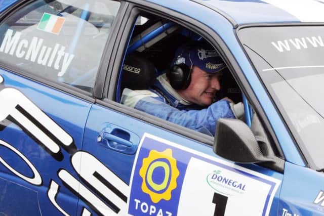 Former rally champion Tim McNulty.