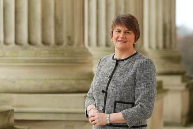 Arlene Foster at Parliament Buildings