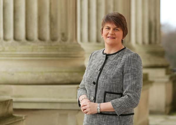 Arlene Foster at Parliament Buildings