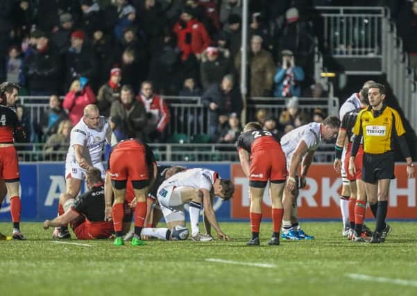 The final whistle at Saracens and Ulster