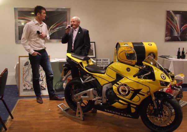 The Joey's Bar replica 600cc Honda up for grabs in this year's Joey Dunlop Foundation raffle.
