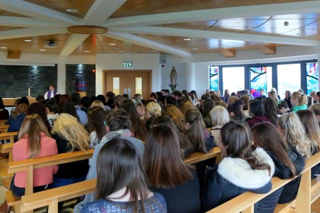 Assumption Grammar in Ballynahinch held a service in memory of Ellen on Sunday
