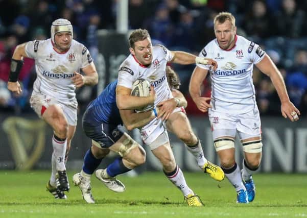 Darren Cave is expected to return to playing after injury with Ulster in their European Cup game against Oyonnax