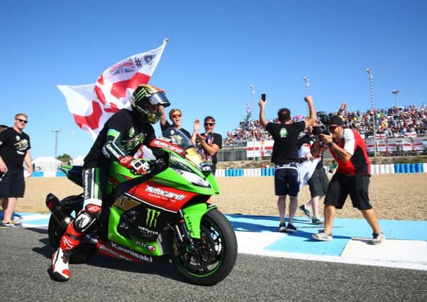 Jonathan Rea clinched the World Superbike title at Jerez in Spain in September.