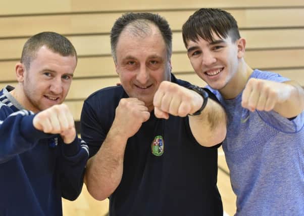 Local sports coaches got a chance for high performance training when Zaur Antia, lead coach with the IABA took a boxing masterclass at the newly opened Girdwood Community Hub, assisted by two of his champion boxers, Belfast's Paddy Barnes and Michael Conlon.