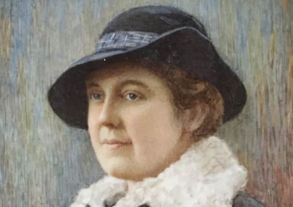 Portrait of Titanic survivor and suffragette Elsie Bowerman which will be auctioned in March