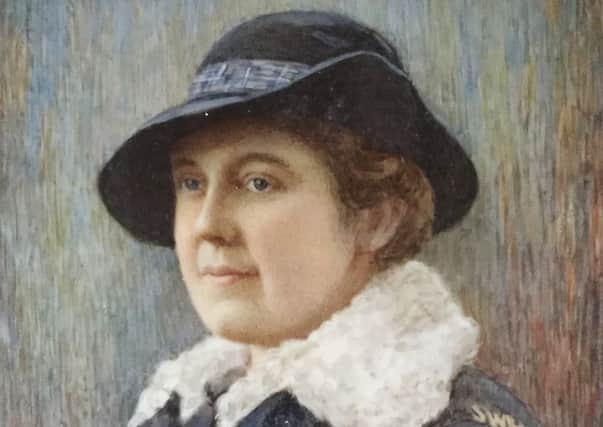 Handout photo issued by Duke's Auction House of a portrait of Titanic survivor and suffragette Elsie Bowerman