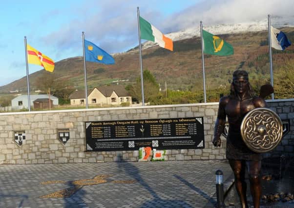 The  Ti Chulainn Centres IRA memorial at Mullaghbawn in south Armagh