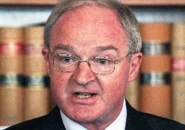 Sir Declan Morgan will meet the victims' families on February 12