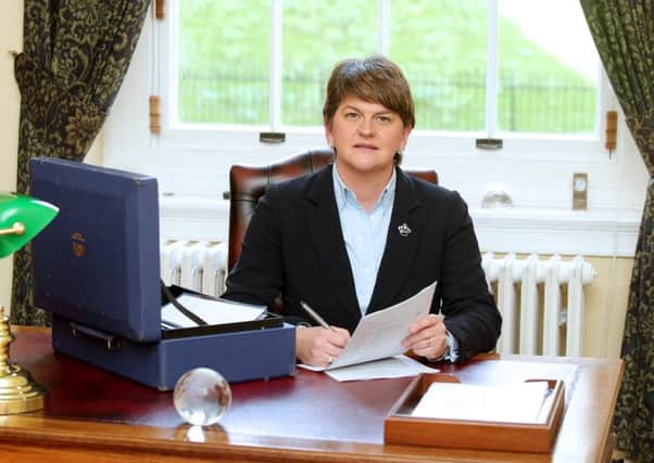 Arlene Foster has voiced displeasure at the controversial aspect of the scheme