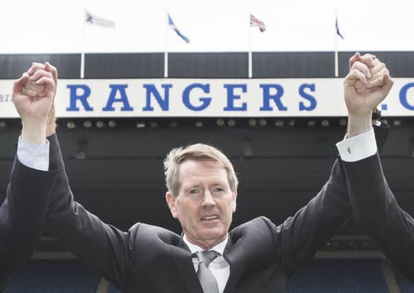A file photo of Dave King following the Rangers EGM at Ibrox in  March last year.