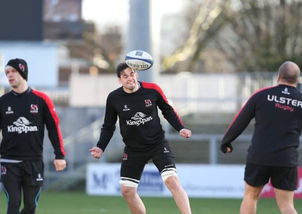 Clive Ross shows some neat skills during Friday's Captain's Run