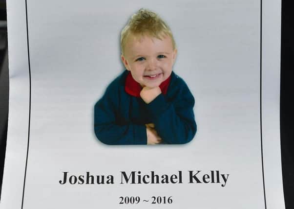 Joshua Michael Kelly died on January 20. He was the son of Clare and Michael, and brother of Saoirse