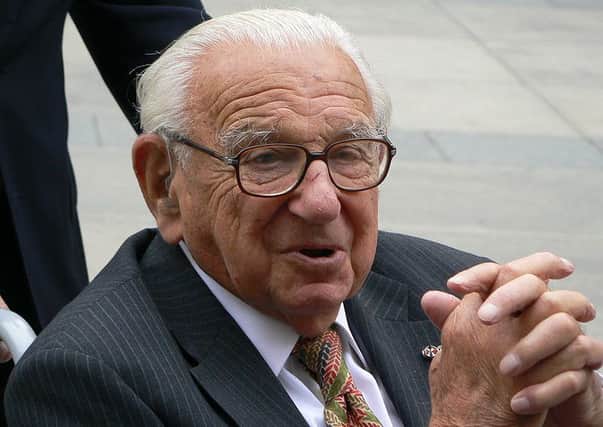 Sir Nicholas Winton, who set an example of good triumphing over evil