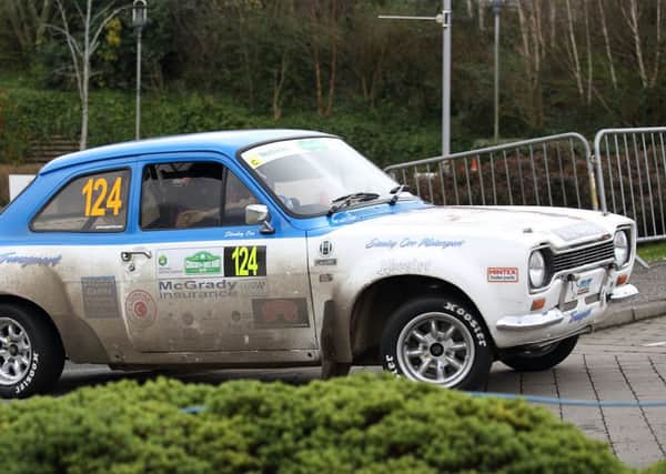 Taking part in the Circuit of Ireland rally