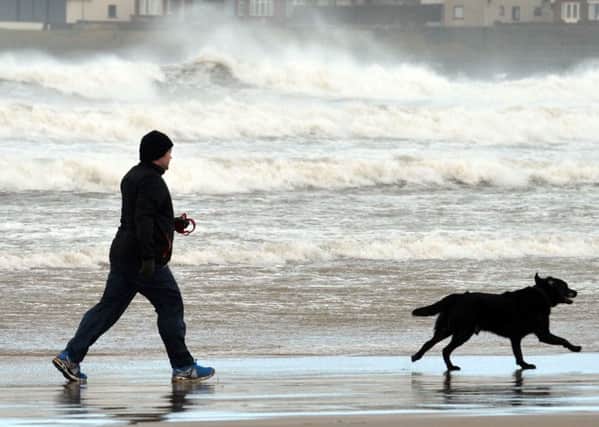 Storm Henry impacts on Portstewart beach