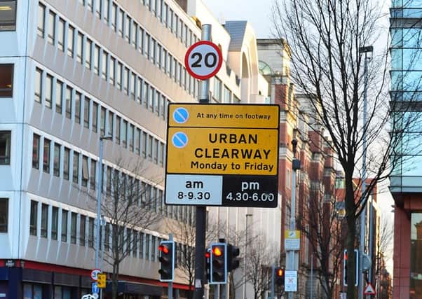 The new 20mph speed limit in certain parts of Belfast city centre came into operation on Sunday