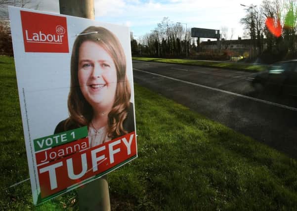 Posters for Labour candidate Joanna Tuffey were put up too soon by an 'over-zealous' party member