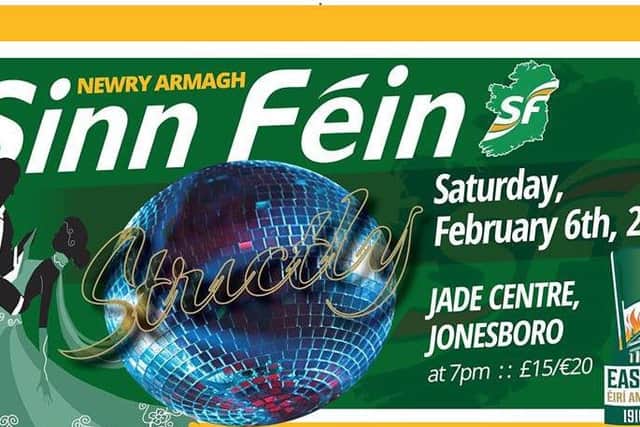 A Facebook promotion for the Sinn Fein event