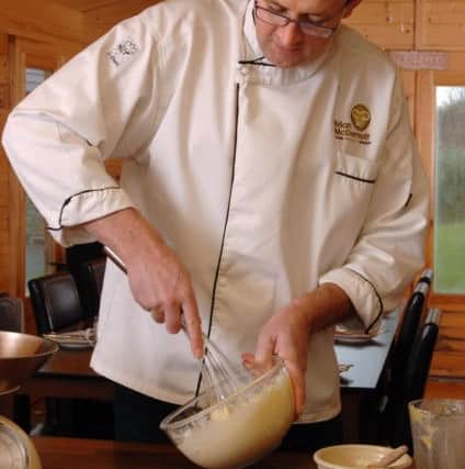 Chef Brian McDermott says pancakes are a great sharing food.