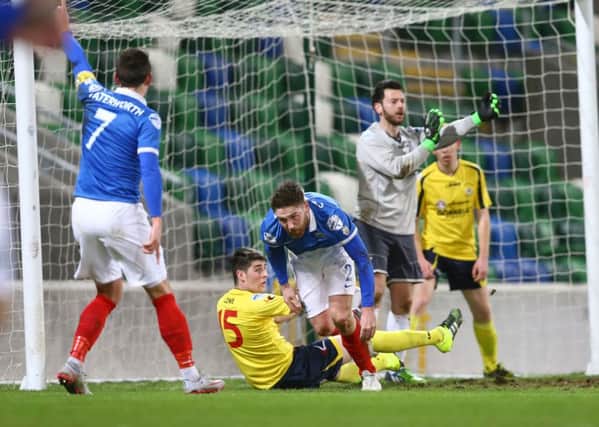 Dungannon lost 6-0 to Linfield in midweek