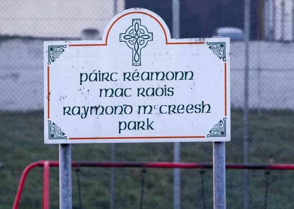 The Newry play park was named after IRA hunger striker Raymond McCreesh