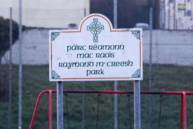 Raymond McCreesh Park on Patrick Street in Newry