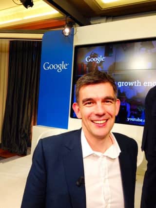 Top flight Google exec Matt Brittin is unsure of his annual income
