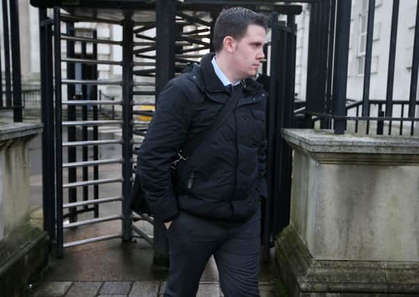 Sinn Fein's Phil Flanagan pictured last month at the High Court in Belfast. Picture by Jonathan Porter/PressEye