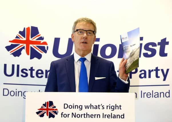 Ulster Unionist Party leader Mike Nesbitt