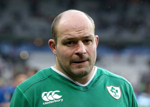 d
Ireland's Rory Best dejected after the 10-9 loss to France in Paris