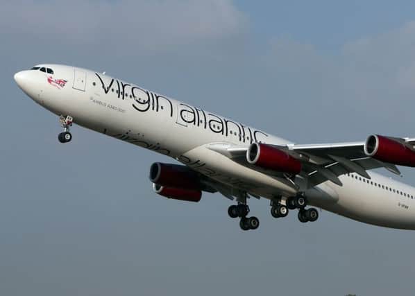Virgin Atlantic Airbus A340-300 plane similar to a New York-bound flight