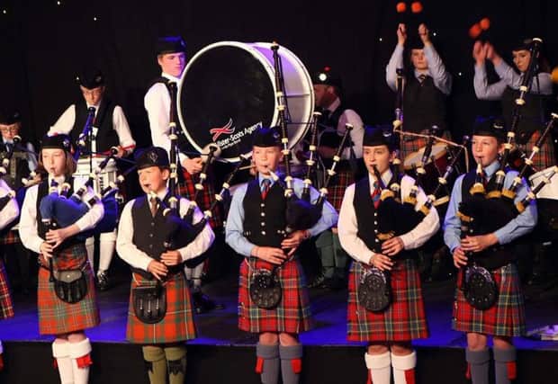 Members of the Ulster Scots Agency juvenile band performing at the 2015 Spring Gatherin