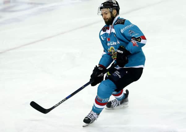 Colin Shields scored twice for the Belfast Giants in victory over Nottingham Panthers