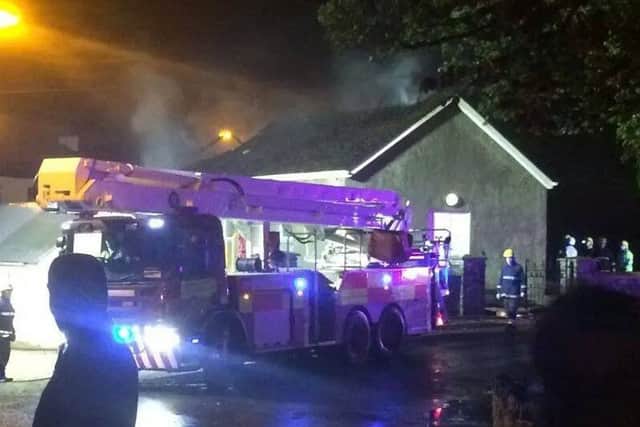 Convoy Orange hall was targeted in the arson attack in October 2014