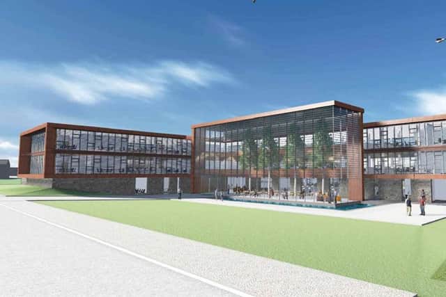 Artist impression of how the new headquarters for DARD in Ballykelly will look.