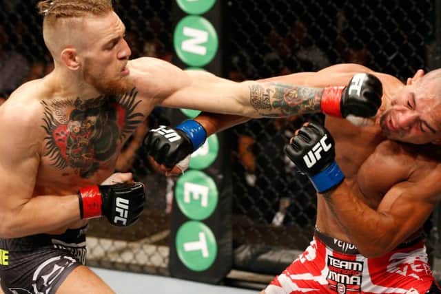 Conor McGregor (left).