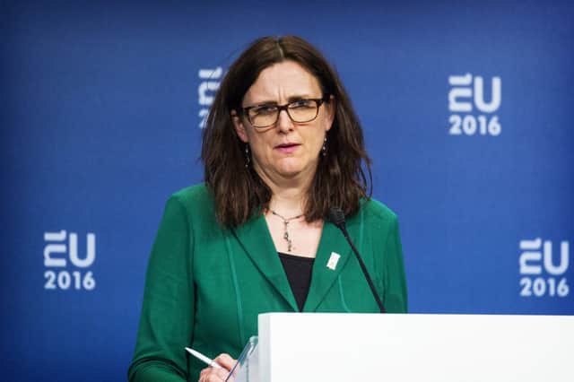 EU Trade Commissoner Cecilia Malmstrom