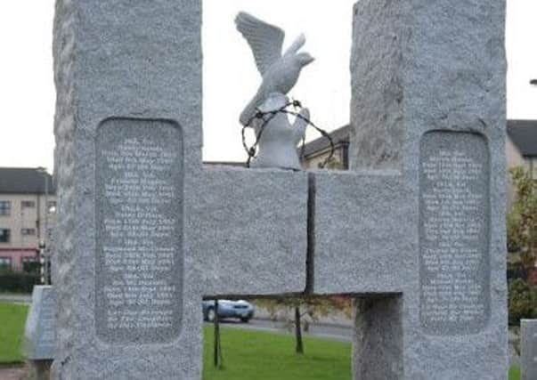 A monument to republican H-Block prisoners in Londonderry