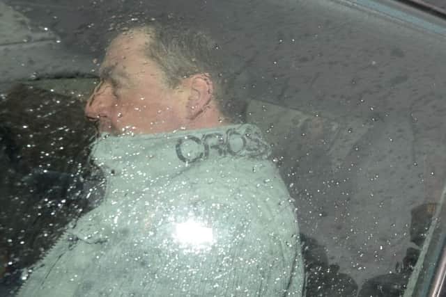 Seamus Daly is driven away from prison