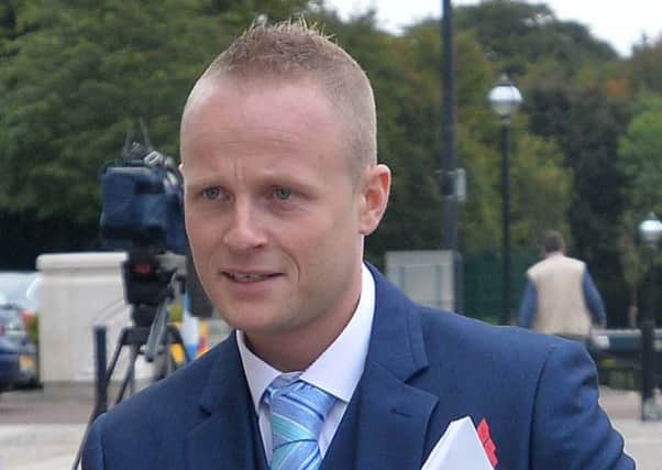Jamie Bryson received the threatening message in September 2014