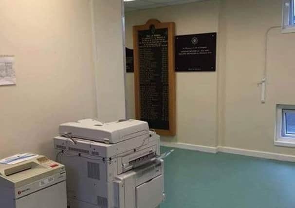 Memorials to RUC and PSNI officers killed in the line of duty, at Strand Road PSNI station in Londonderry, had been moved to an area shared with photocopiers