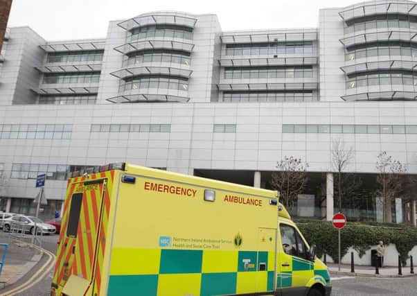 Sean McLaughlin was returned to the Royal Victoria Hospital after a spell in Antrim Area Hospital