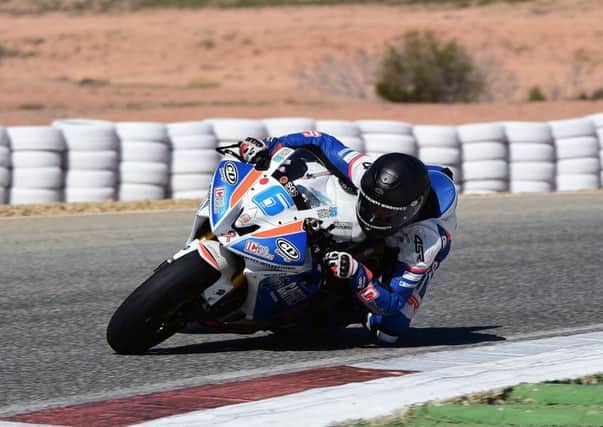 William Dunlop on the CD-IC Racing Yamaha R6 at Cartagena in Spain.