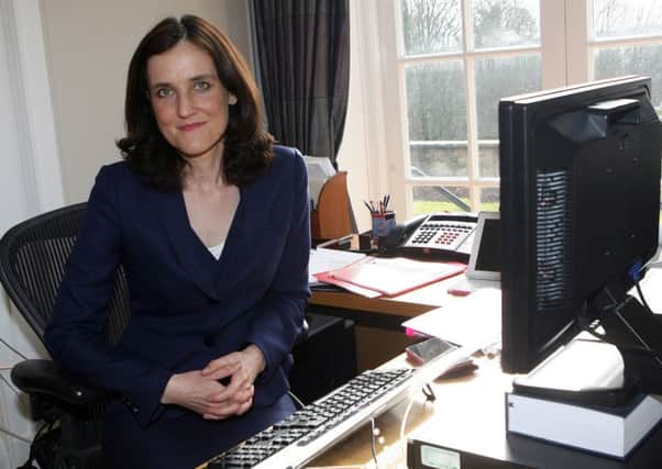 Theresa Villiers was speaking to the News Letters Sam McBride