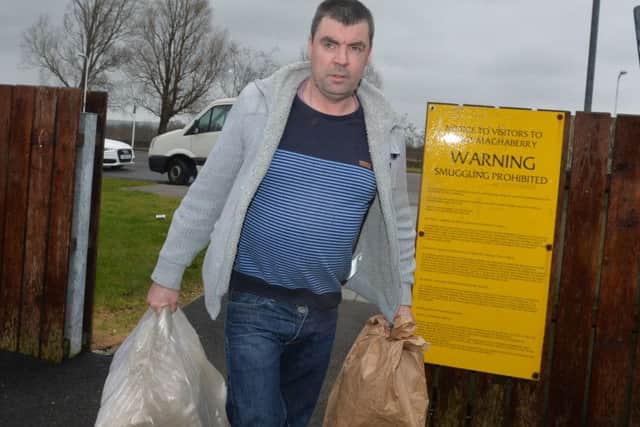 Seamus Daly walks free from Maghaberry prison on Tuesday after charges against him relating to the Omagh bombing were dropped.Photo Colm Lenaghan/Pacemaker Press