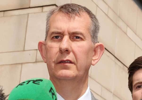 Former health minister Edwin Poots