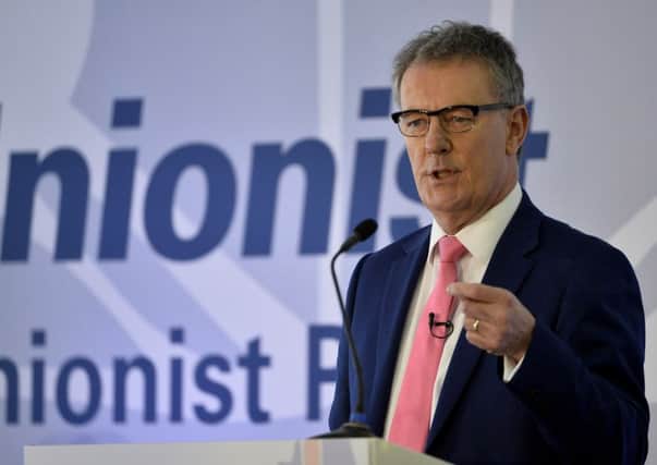 Mike Nesbitt addressing the spring conference of the Ulster Unionists.