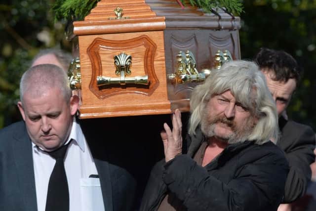 The funeral of George (Geordie) Tuft takes place at Aghaderg Parish Church Loughbrickland